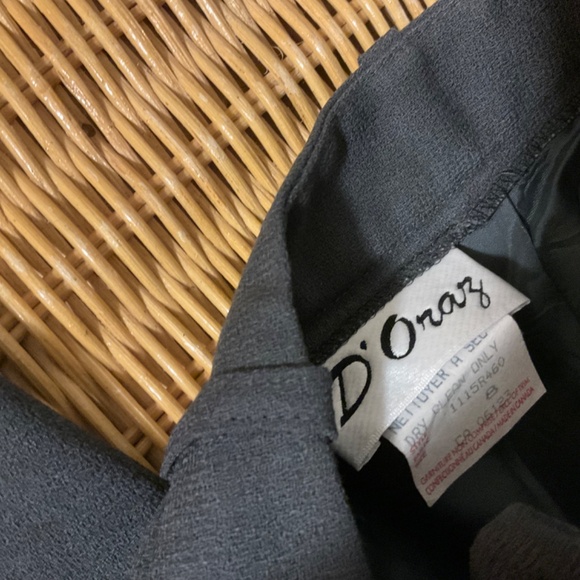 D’oraz wide leg trouser suit charcoal grey size 8 - Picture 4 of 6